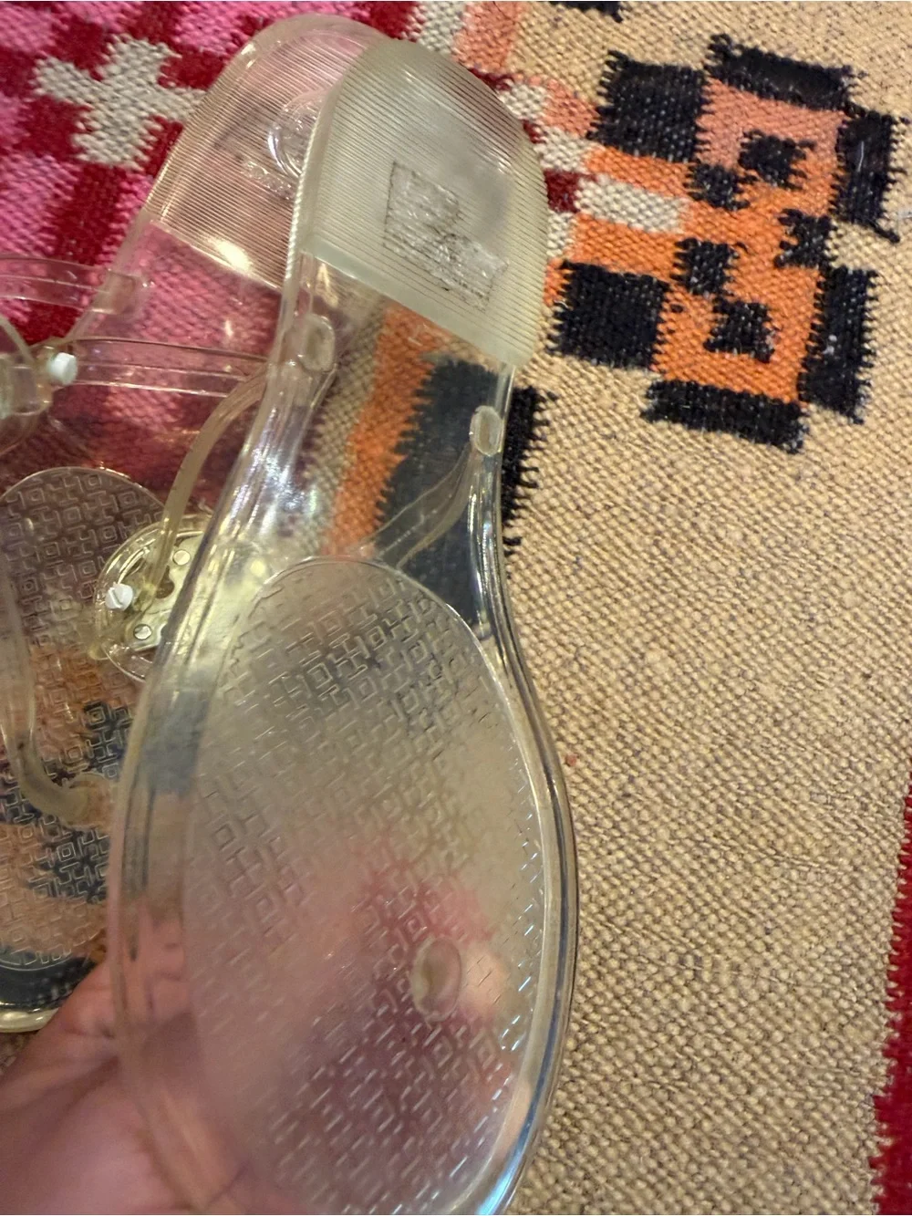 Tory Burch Mini Miller Jelly Thong Sandals size 7